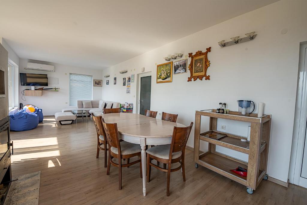 Dining area and living space